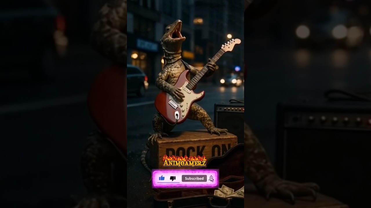 Rock Star Animals 🦁🎤 | Funny Animal Band Animation | AnimGamerzofficial 