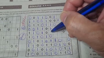 (#9350) Saturday. Binary01 Sudoku puzzle. Bonus Extra edition. 09-28-2024 Extra part 3 of 4