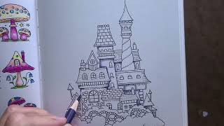 Ep. 227 Daily Color In Johanna Basford's Small Victories Using Castle Arts Harmonious 72 - Castle Wealth
