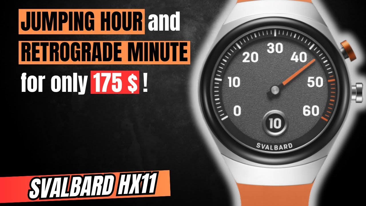 Jumping hour, retrograde minute: The Svalbard HX11 impresses!