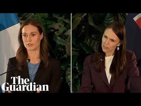 Reporter asks if jacinda ardern and sanna marin are meeting because of their similar age