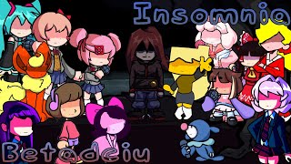 Download Lagu Insomnia But Everyone Sings it [FNF] MP3