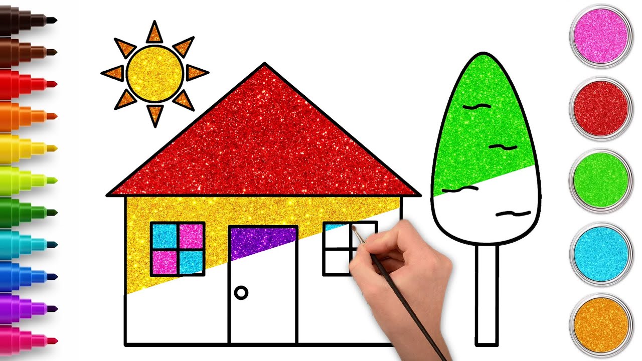 Aprenda A Desenhar Uma Doce Casa! 🏠 | Como Desenhar | Chiki Art Brazil