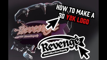 How to Make a Y2K Logo 3D in 20 Minutes!