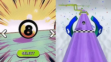 🌀⚽🎱Going Balls Vs Reverse Video Gameplay Part 1157