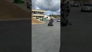 testing out the ebox dragster wheelie bar!
