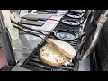 Curious Rounded Toasted Sandwich. Organic Street Food of Camden Town, London