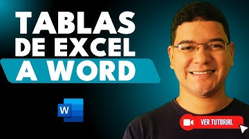 Cómo EXPORTAR TABLAS de Excel a Word - ✅Traslada tus datos fácilmente📊