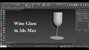 Wine Glass in 3ds Max | Wine Glass Modeling in 3ds Max | Glass in 3ds Max