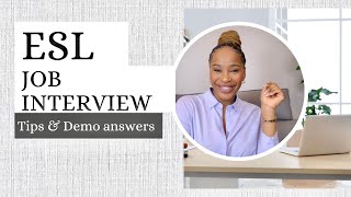 How to ACE your ESL Teaching Job interview+Interview questions \& demo answers#roadto14k #eslteacher