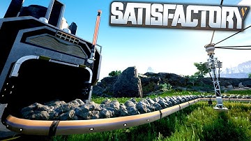BEAUTIFUL First Person Factory Automation Game! - Satisfactory Gameplay First Look