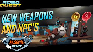 Roboquest: MASSIVE Arsenal Update! | New Weapons + NPC's | Patchnotes Recap