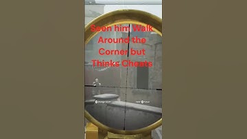 Seen Him Walk Around Corner but Thinks CHEATS🤣 #callofduty #modernwarfare2 #kbam