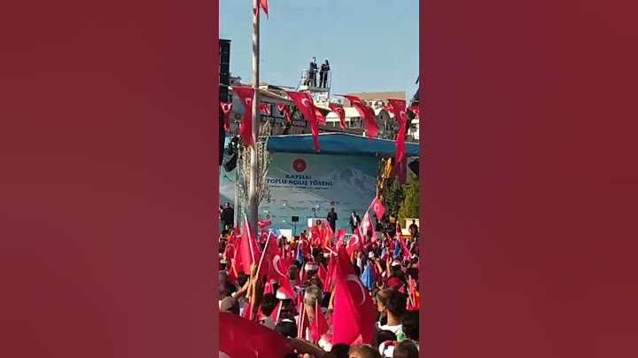 Kayseri dünya lideri Recep Tayyip Erdoğan cumhuriyet meydanı mahşer yeri gibi karşıladı...