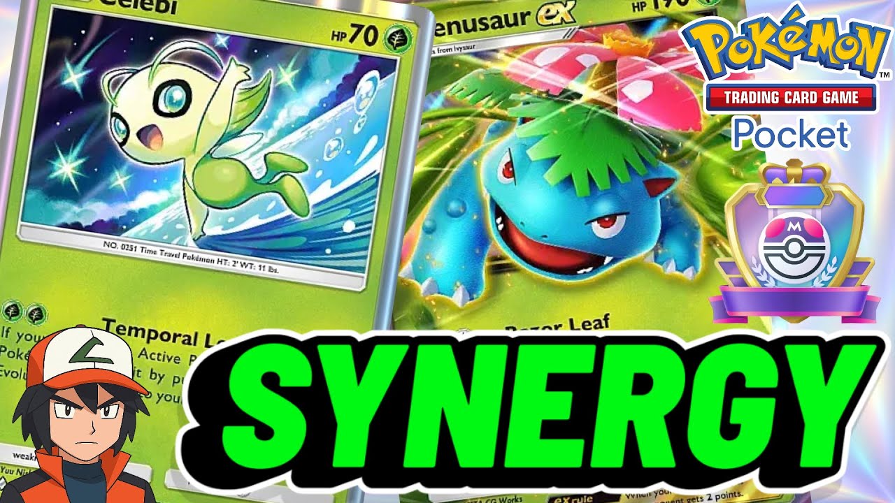 (SYNERGY) Celebi & Venusaur ex are an UNSTOPPABLE TEAM! | Pokémon TCG Pocket