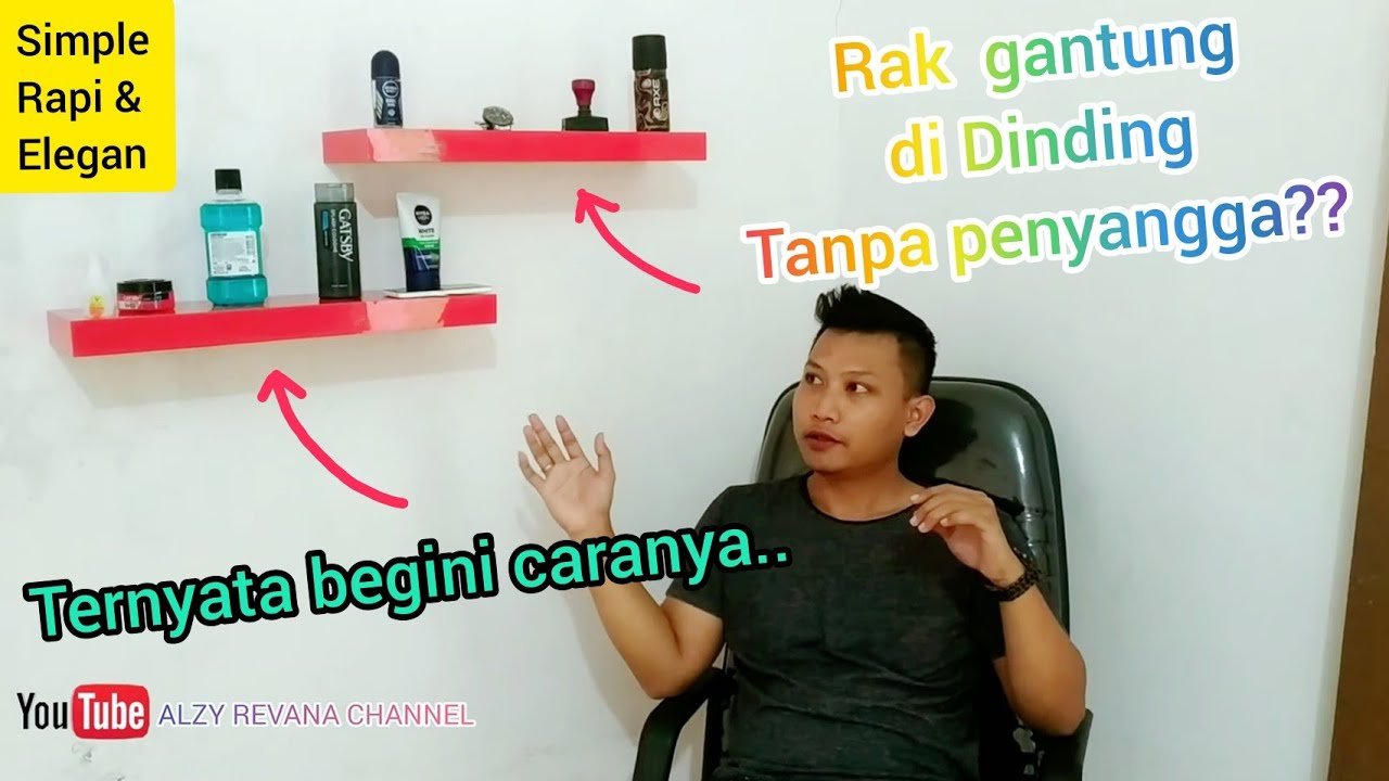 CARA MEMBUAT RAK GANTUNG DI DINDING  AMBALAN GANTUNG  DI  