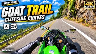 Information Riding the Goat Trail | Curves, Cliffs & Mountain Views [4K RAW POV] Guide