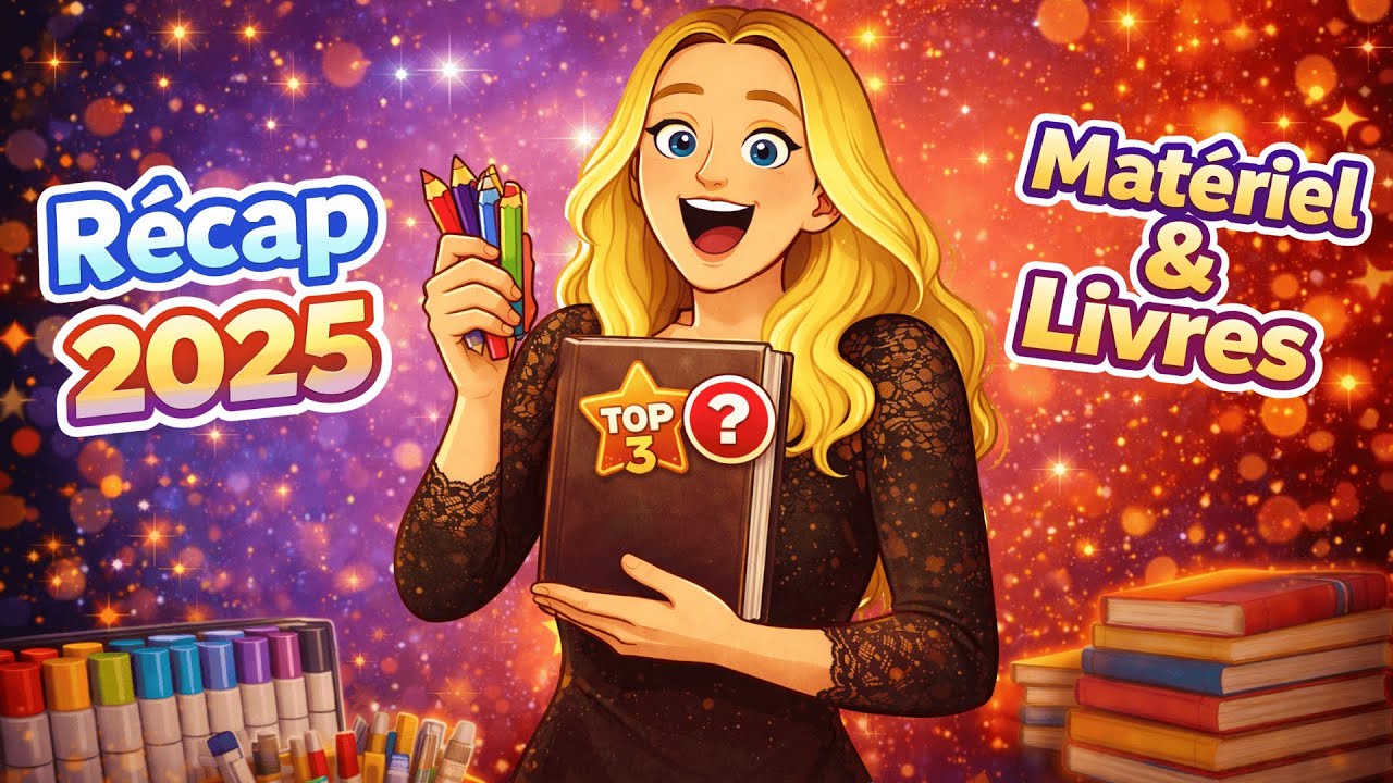 Mon année coloriage 2025   Matériel, pages préféré