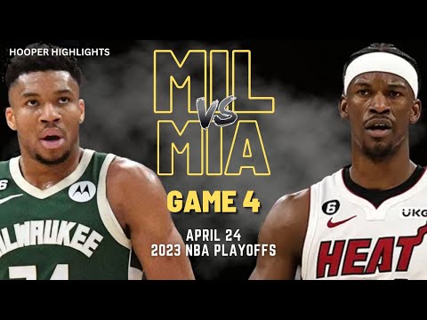 Milwaukee Bucks vs Miami Heat Full Game 4 Highlights | Apr 24 | 2023 NBA Playoffs