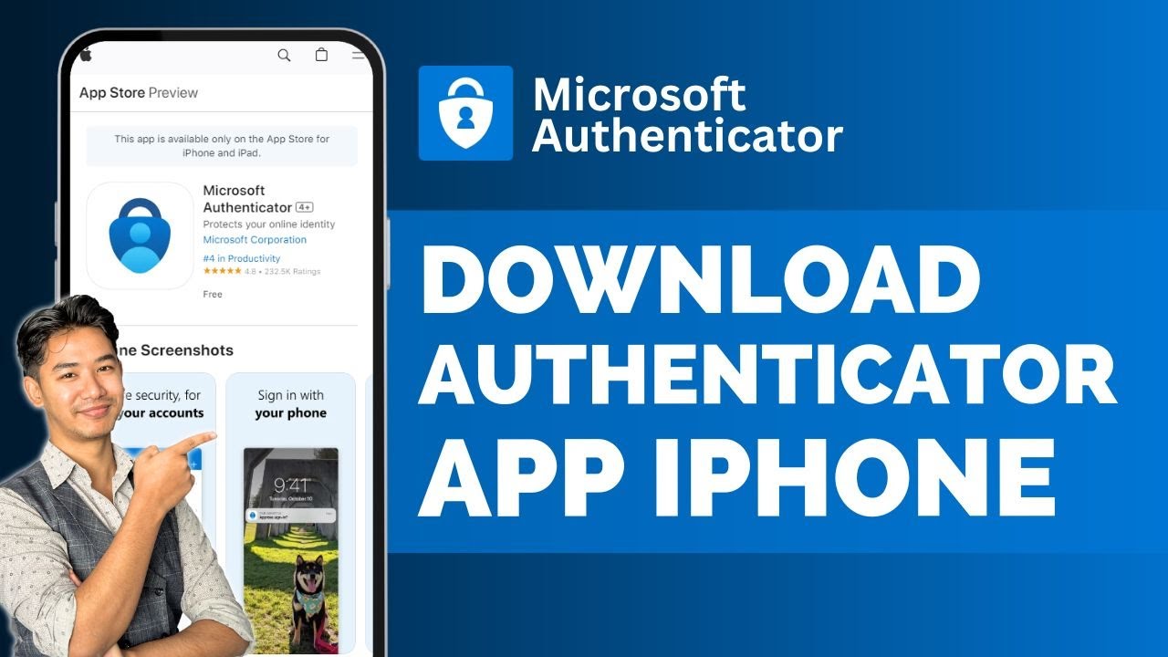 How to Download Microsoft Authenticator on iPhone ! - YouTube
