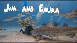 Emma the Tiger Shark and Jim Abernethy