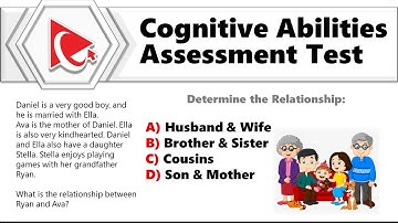 How to Pass COGNITIVE ABILITIES ASSESSMENT TEST - Questions and Answers with Solutions