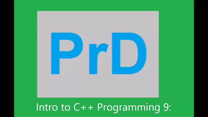 Intro to C++ Programming 9: Namespaces and the C Preprocessor