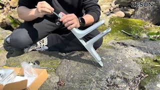 Alloy Partition Caster Installation | Office &amp; Exhibition Screen Fittings