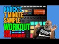7 Minute Sample WORKOUT and Arrangement on MASCHINE