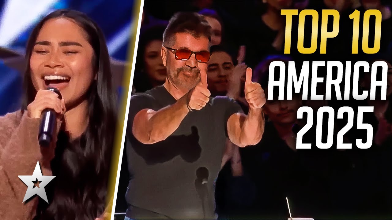 America's Got Talent 2025 | Top 10 Auditions!
