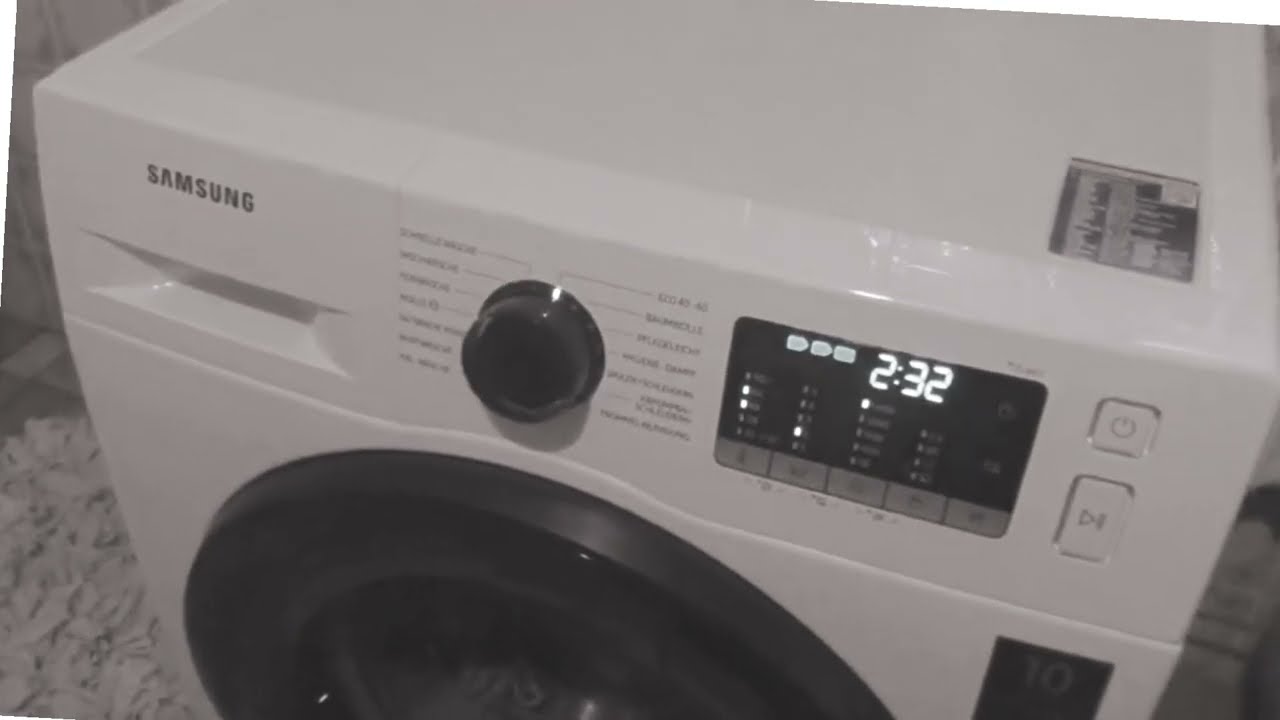 Samsung WW70TA049AX,EG Waschmaschine , 7 kg , 1400 U/min , INOX ,  SchaumAktiv , - YouTube