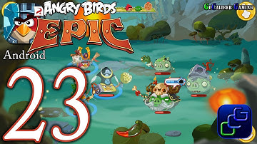 ANGRY BIRDS Epic Android Walkthrough - Part 23 - Island In The Sky, Pumpkin Plateau