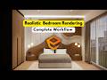 From Model to Realistic Render | Bedroom Workflow Explained