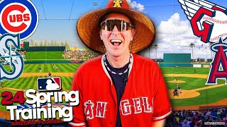 GOING TO NEW SPRING TRAINING STADIUMS FOR THE FIRST TIME! | Kleschka Vlogs