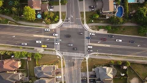 Busy Intersection Hyperlapse [DJI Mavic Mini]
