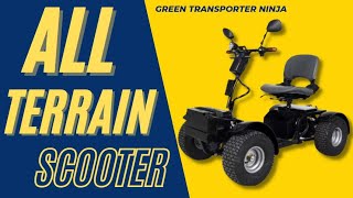 Green Transporter Ninja All-Terrain Mobility Scooter [2024]