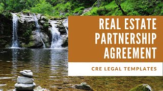 Forming a Real Estate Joint Venture (Partnership)  What to Know + JV Partnership Agreement Template