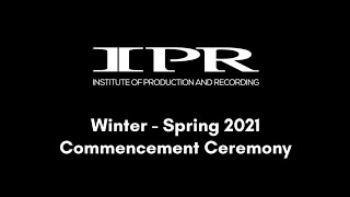 Winter and Spring 2021 Graduation Ceremony