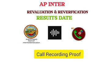 AP inter revaluation and reverification results date with proof