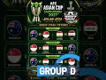 AFC ASIAN CUP 2027 MATCH GROUP D #saudiarabia #australia #tajikistan #IRAQ #SINGAPHORE