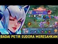 BADAI PETIR EUDORA DAMAGE GILAK SEKALI ULTI 1 PER 1 MUSUH JADI GOSONG AUTO MANIAC 16 KILL CUY - MLBB