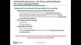 [PoD] Self-Distilled Reasoner : On-Policy Self-Distillation for Large Language Models