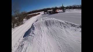 Skiing and snacks