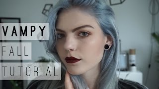 FALL MAKE-UP TUTORIAL | vampy dark lips