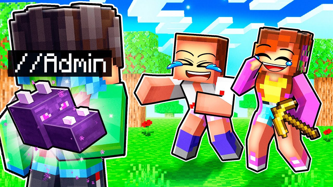 J’ai fait semblant d’être un NOOB, puis j’ai utilisé les COMMANDES ADMIN sur Minecraft !