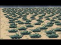 200 T-72 vs 10 LEOPARD TANKS - TRASH vs QUALITY - IMPOSSIBLE?