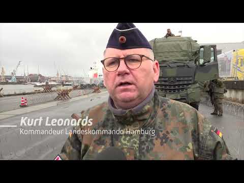 Conflict scenario in Hamburg: German Armed Forces rehearse emergency situation