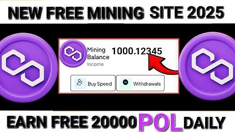 New Polygon (MATIC) Mining Site | How To Mine Polygon (MATIC) Cryptocurrency Mining Site