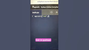 List in python |#coding #python #viralvideo #programming #pythonanddjangofullstackwebdeveloper