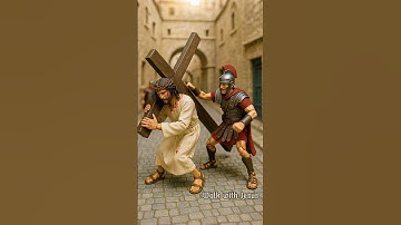 Thumbnail of Jesus Fell Under the Weight of the Cross – Struck by the Roman Soldier